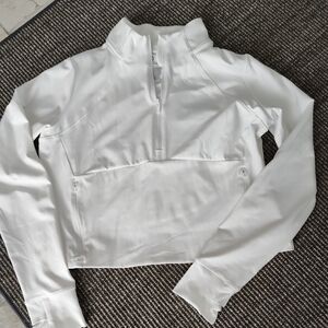 All In Motion pullover top, White, XL